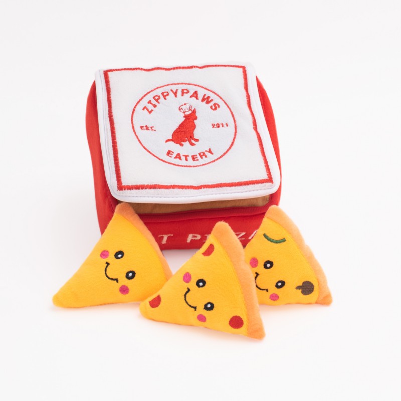 ZippyPaws pluszowa norka Pudełko Pizzy ZP1045