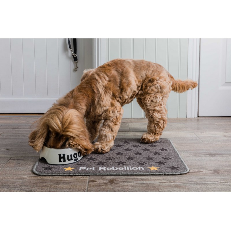 !! Pet Rebellion podkładka pod miski L gwiazdki
