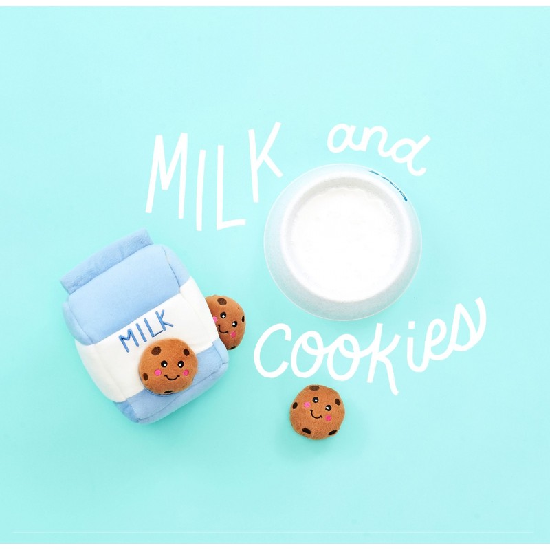 ZippyPaws pluszowa norka Mleko z ciastkami ZP859