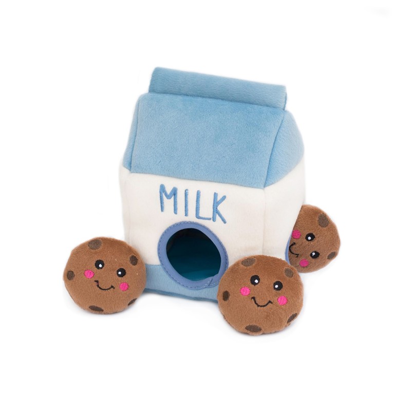 ZippyPaws pluszowa norka Mleko z ciastkami ZP859