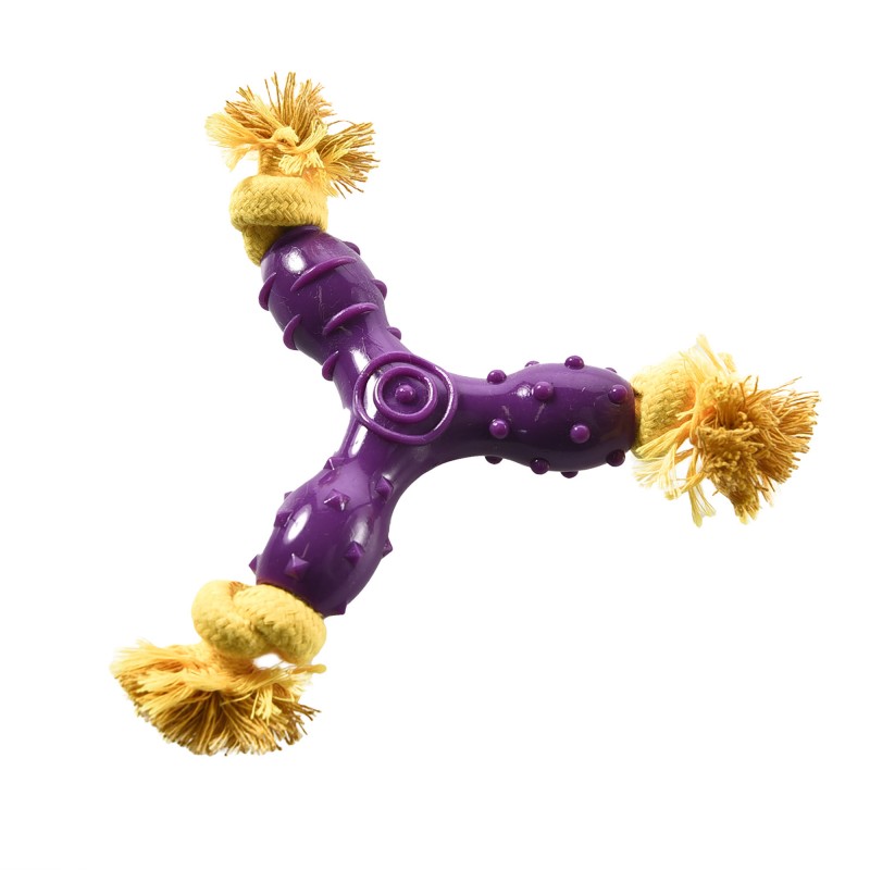 BUBA Gryzak trójramienny ze sznurem TPR 3501