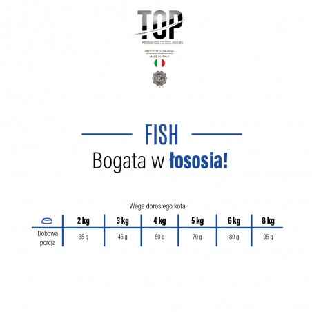 TOP Premium Food Adult Cat Fish z łososiem