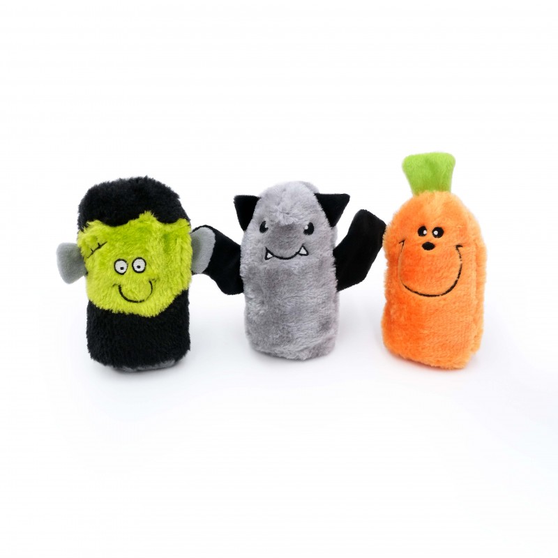 ZippyPaws 3-pak - Frankenstein, Dynia, Nietoperz ZP600