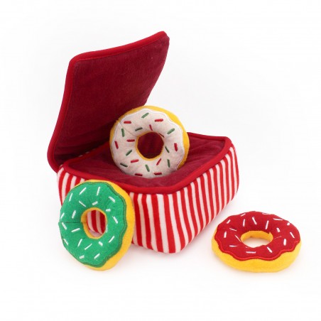 ZippyPaws pluszowa norka Donuty świąteczne ZP797