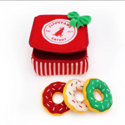 ZippyPaws pluszowa norka Donuty świąteczne ZP797