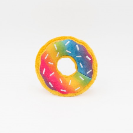 ZippyPaws pluszowy donut standard tęczowy ZP1021