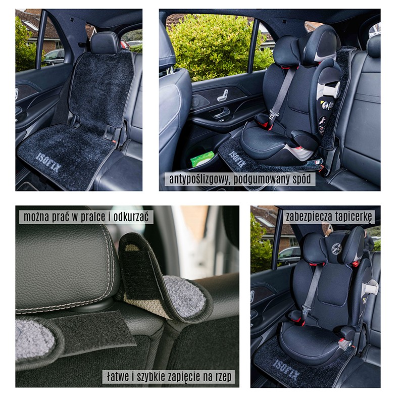 Pet Rebellion ochraniacz na fotel ISOFIX 50x140cm