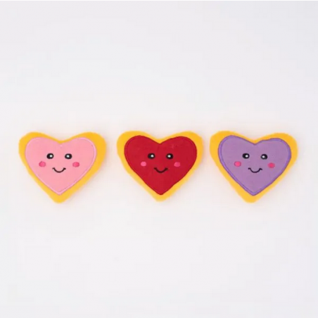 ZippyPaws plusz Serca 3szt ZP756