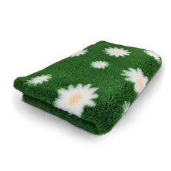 BUBA Legowisko antypoślizgowe DRY BED 28mm zielone w stokrotki A93