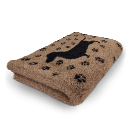 BUBA Legowisko antypoślizgowe DRY BED 28mm jamnik brąz JAMNIK01