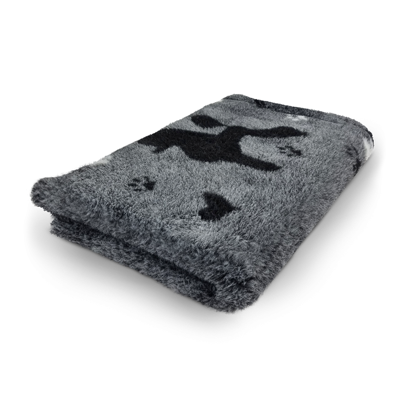 BUBA Legowisko antypoślizgowe DRY BED 28mm PUDEL szary tricolor PUDEL01