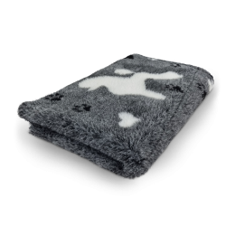 BUBA Legowisko antypoślizgowe DRY BED 28mm PUDEL szary tricolor PUDEL01