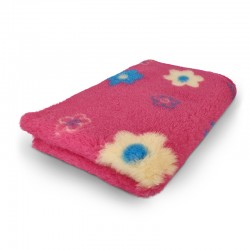 BUBA Legowisko antypoślizgowe DRY BED 28mm różowe w kwiaty A96