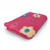 BUBA Legowisko antypoślizgowe DRY BED 28mm różowe w kwiaty A96