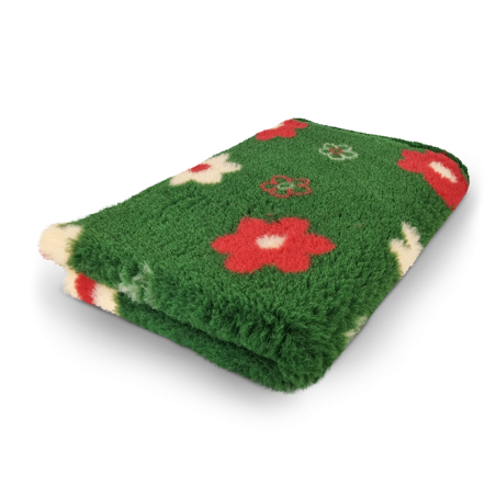 BUBA Legowisko antypoślizgowe DRY BED 28mm zielone w kwiaty A97