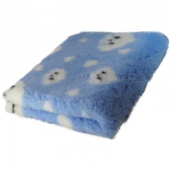 Legowisko antypoślizgowe DRY BED 28mm błękitne w chmurki BUBA A225