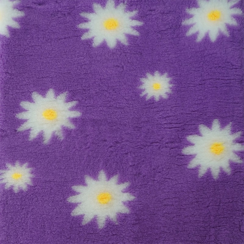 BUBA Legowisko antypoślizgowe DRY BED 28mm wrzosowy w stokrotki A206