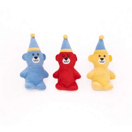 ZippyPaws pluszowe Urodzinowe misie 3szt ZP1603