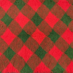 BUBA Legowisko antypoślizgowe DRY BED 28mm zieleń krata XMS24