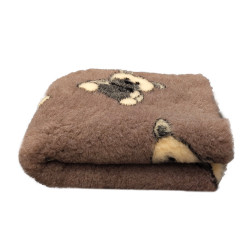 BUBA Legowisko antypoślizgowe DRY BED 28mm brąz misie beżowe A252