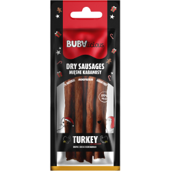 BUBAlicious More Meat XMAS kabanosy 70g indyk z dodatkiem wanilii 8101