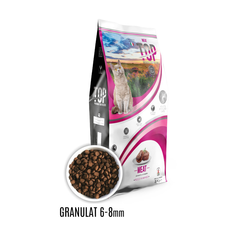 TOP Premium Food Adult Cat Meat z wołowiną