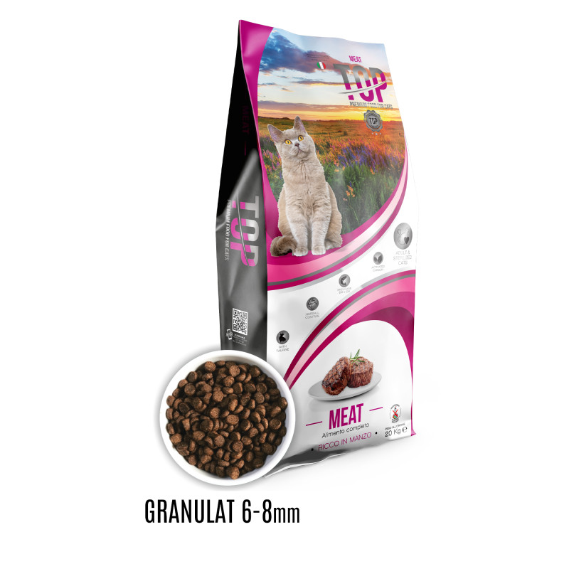 TOP Premium Food Adult Cat Meat z wołowiną