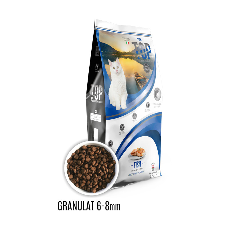 TOP Premium Food Adult Cat Fish z łososiem
