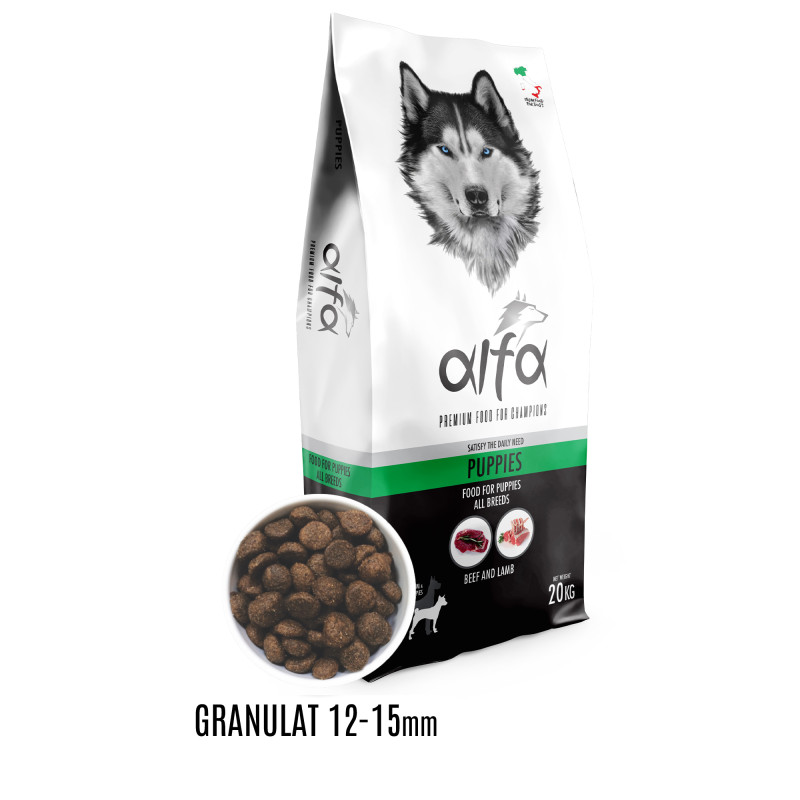 ALFA Puppy 20kg wołowina z jagnięciną