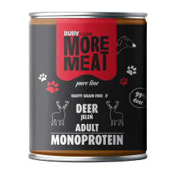 BUBAlicious More Meat mono karma dla psa Pure Line 800g JELEŃ 3803