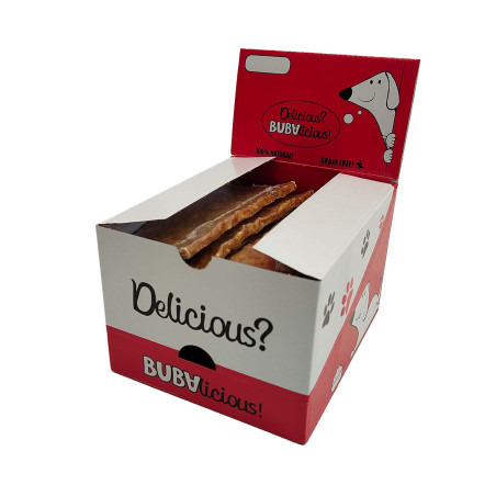 BUBAlicious wafel do żucia dla psa ze skóry wołowej o smaku owcy 15 cm 8768