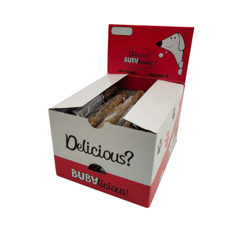 BUBAlicious paluch do żucia dla psa ze skórą końską z dodatkiem konopi 15cm 8764