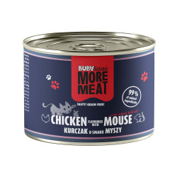 BUBAlicious More Meat karma dla kota duo 185 g KURCZAK MYSZ 8773