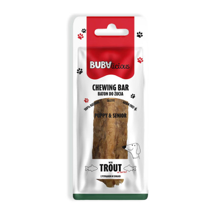 BUBAlicious Baton z pstrągiem w ziołach 12cm 3710