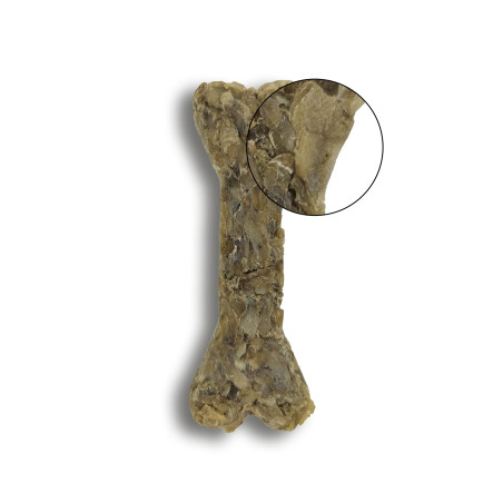 Bubalicious Kość Puppy & Senior ze skórą końską z dodatkiem konopi 17cm 3976