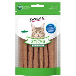 DOKAS pałeczki z łososiem 30g 205880