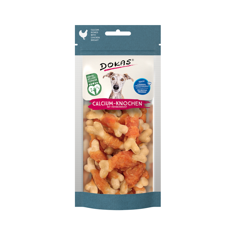 DOKAS Kostki owijane kurczakiem 75g 205972 Krótki termin przydatności do spożycia 10.2026