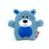 BUBA Teddy niebieski pluszak bez piszczałki i bez wypełnienia 8303