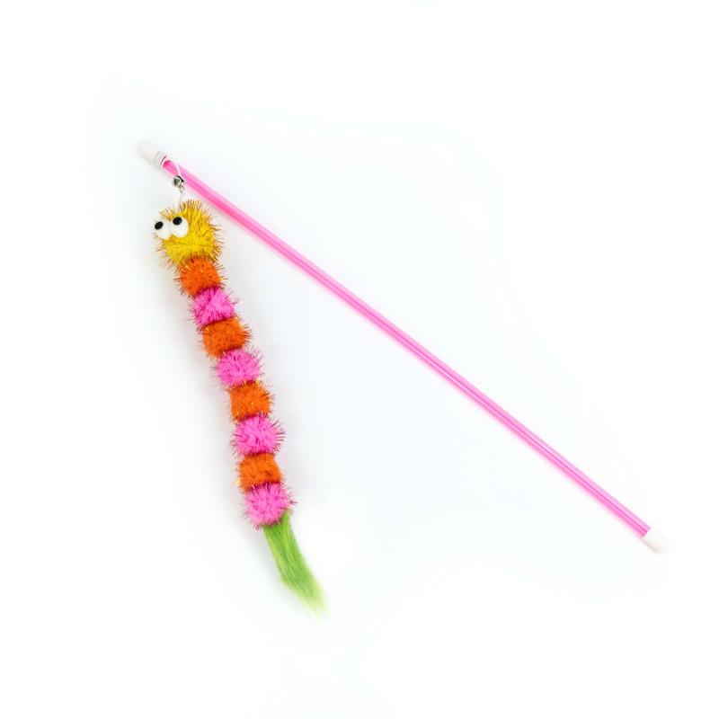 BUBA Wędka dla kota z gąsienicą 8351