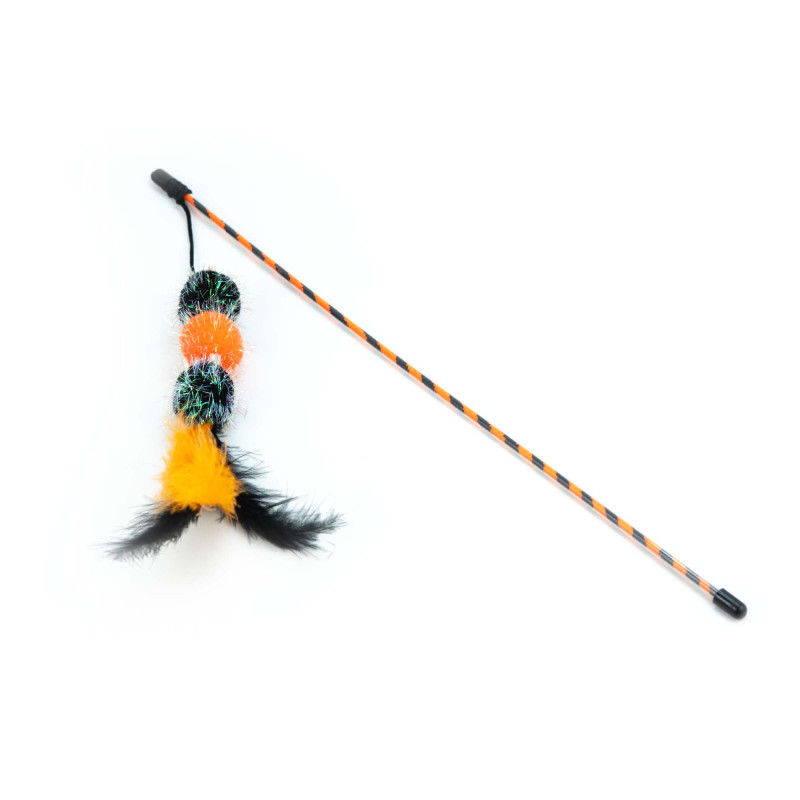 BUBA Wędka dla kota z pomponami 8352