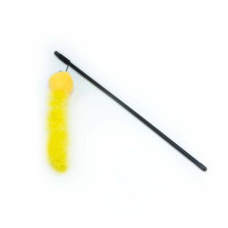 BUBA Wędka dla kota z pluszową piłką i ogonem 8353