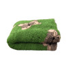 BUBA Legowisko antypoślizgowe DRY BED 28mm zieleń misie XMS01