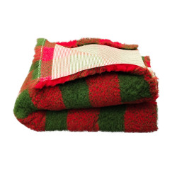 BUBA Legowisko antypoślizgowe DRY BED 28mm zieleń krata XMS24