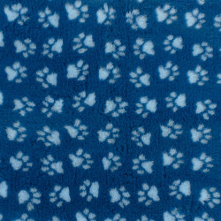 BUBA Legowisko antypoślizgowe DRY BED 28mm granat w błękitne łapki A14