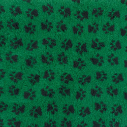 BUBA Legowisko antypoślizgowe DRY BED 28mm zieleń w czarne łapki A19