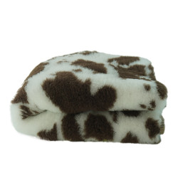 BUBA Legowisko antypoślizgowe DRY BED 28mm biało brązowa krówka A43