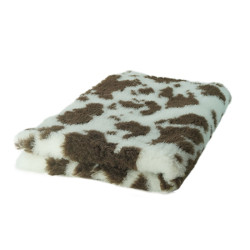 BUBA Legowisko antypoślizgowe DRY BED 28mm biało brązowa krówka A43