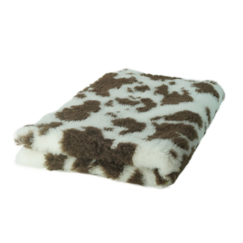 BUBA Legowisko antypoślizgowe DRY BED 28mm biało brązowa krówka A43