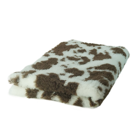 BUBA Legowisko antypoślizgowe DRY BED 28mm biało brązowa krówka A43