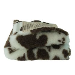 BUBA Legowisko antypoślizgowe DRY BED 28mm biało brązowa krówka A43